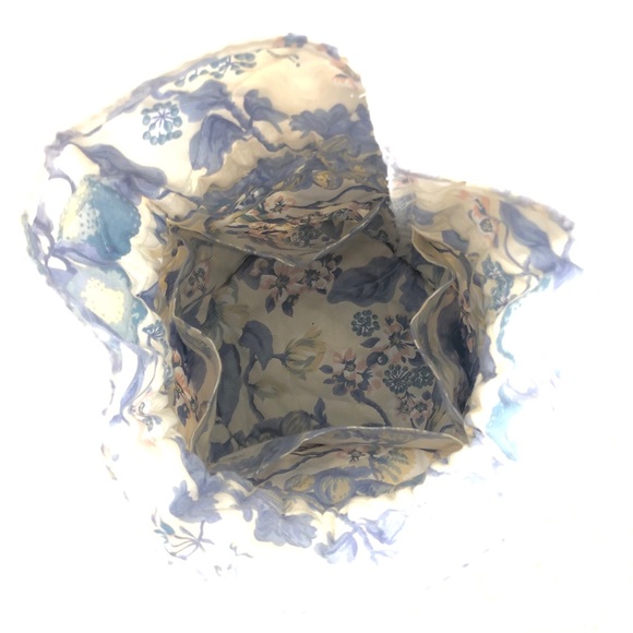 Olivier Desforges France Quilted Fabric Pocket Bag with interior pockets - Picture 9 of 11